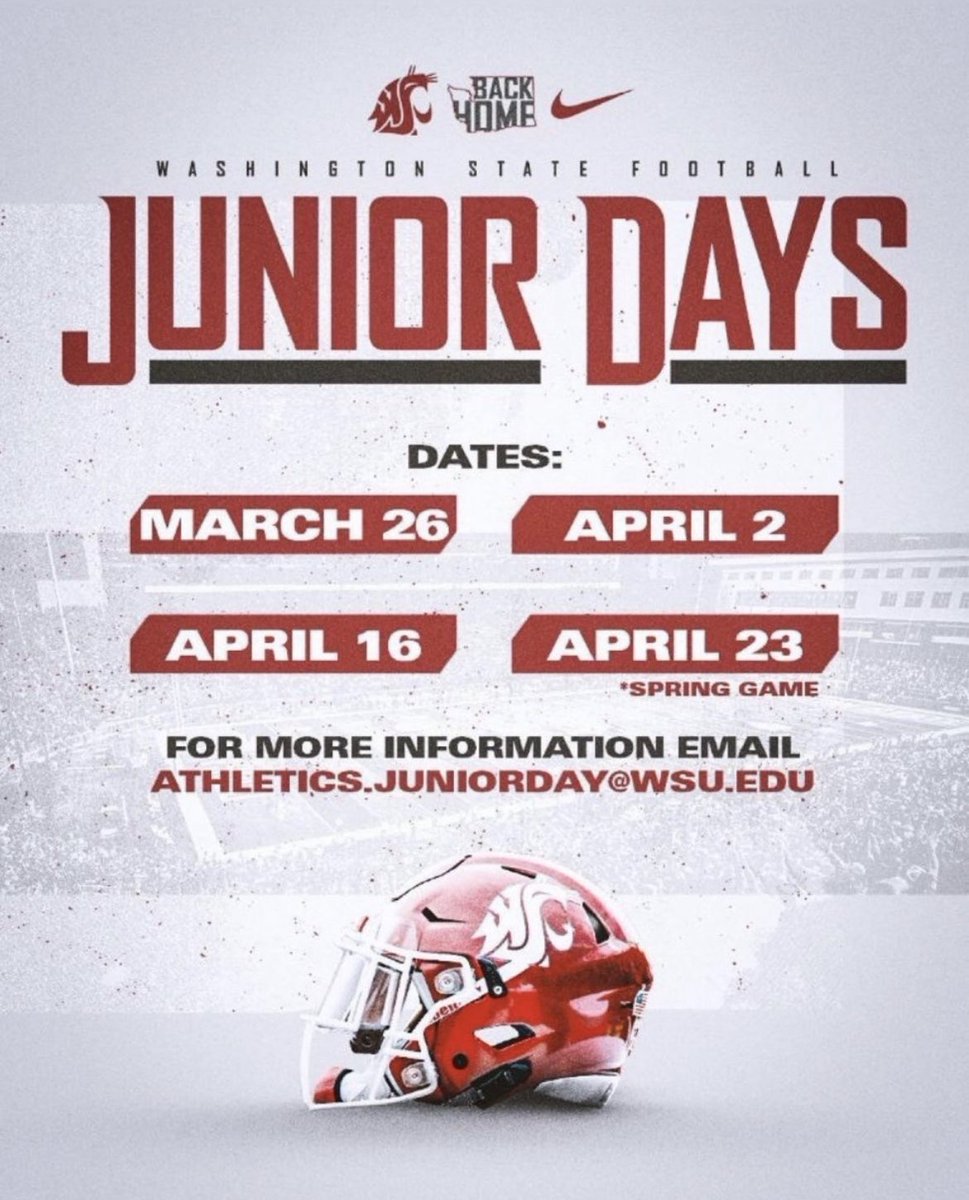 LucasFr83615142's tweet photo. I will be in Pullman on April 2nd for @WSUCougarFB Junior Day! Thanks for the opportunity @ClayMcGuireWSU @CoachRegalado! #GoCougs @MountSiFootball @RecruitWildcats @BrandonHuffman @RylandSpencer @adamgorney @ChadSimmons_ @PrepRedzoneWA https://t.co/0R2noerLGz