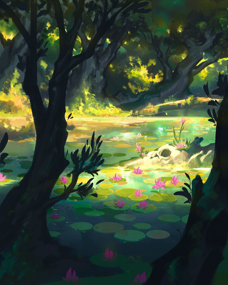 WIP #digitaldrawing #landscapepainting