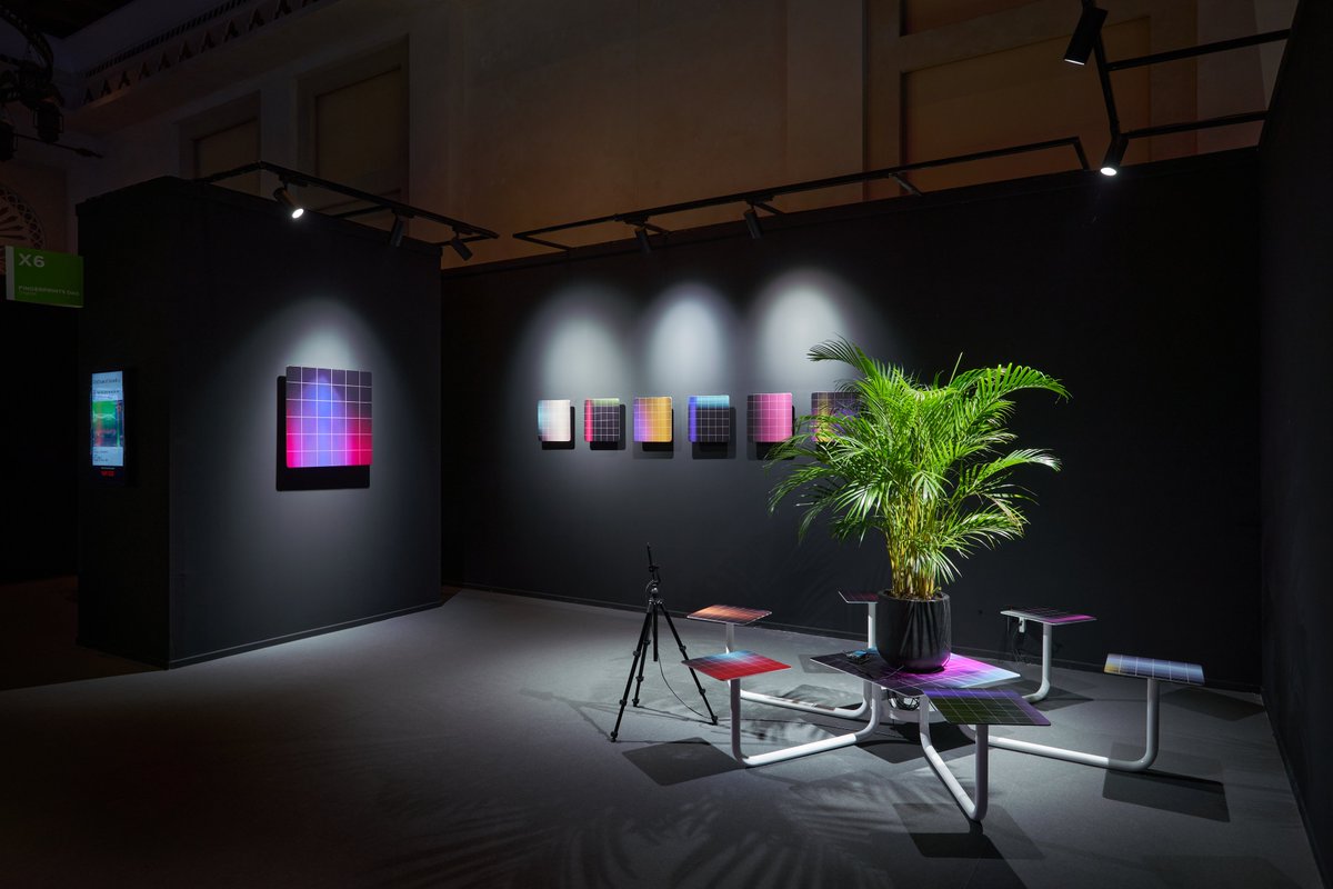 FingerprintsDAO's tweet photo. We have finally arrived back from presenting @SeedCapitalNFT with @_terra0 at @artdubai. 

Over the course of 4 days, a total of 171 Certificate of Growth NFTs were minted, including 14 genesis tokens. At least 13 NFTs were minted on-site, by actual fair-visitors at Art Dubai. 1/ https://t.co/NCb8mkoGwm