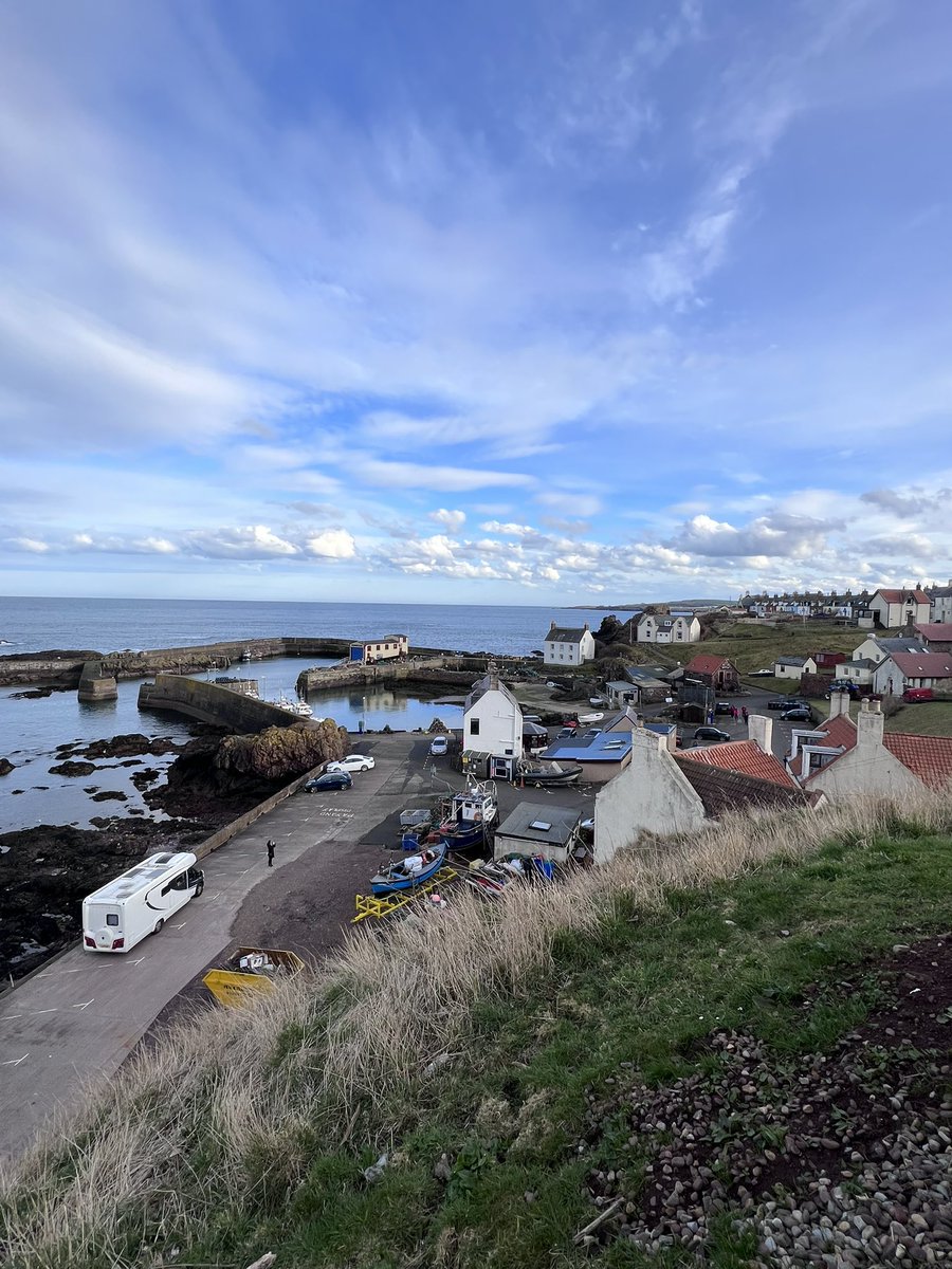 St Abbs today #coast #harbour #coastal #harbourlife #Scotland #Village_life #Village #ScotlandIsCalling #ScotlandIsNow #fishingvillage #Walker #Adventures