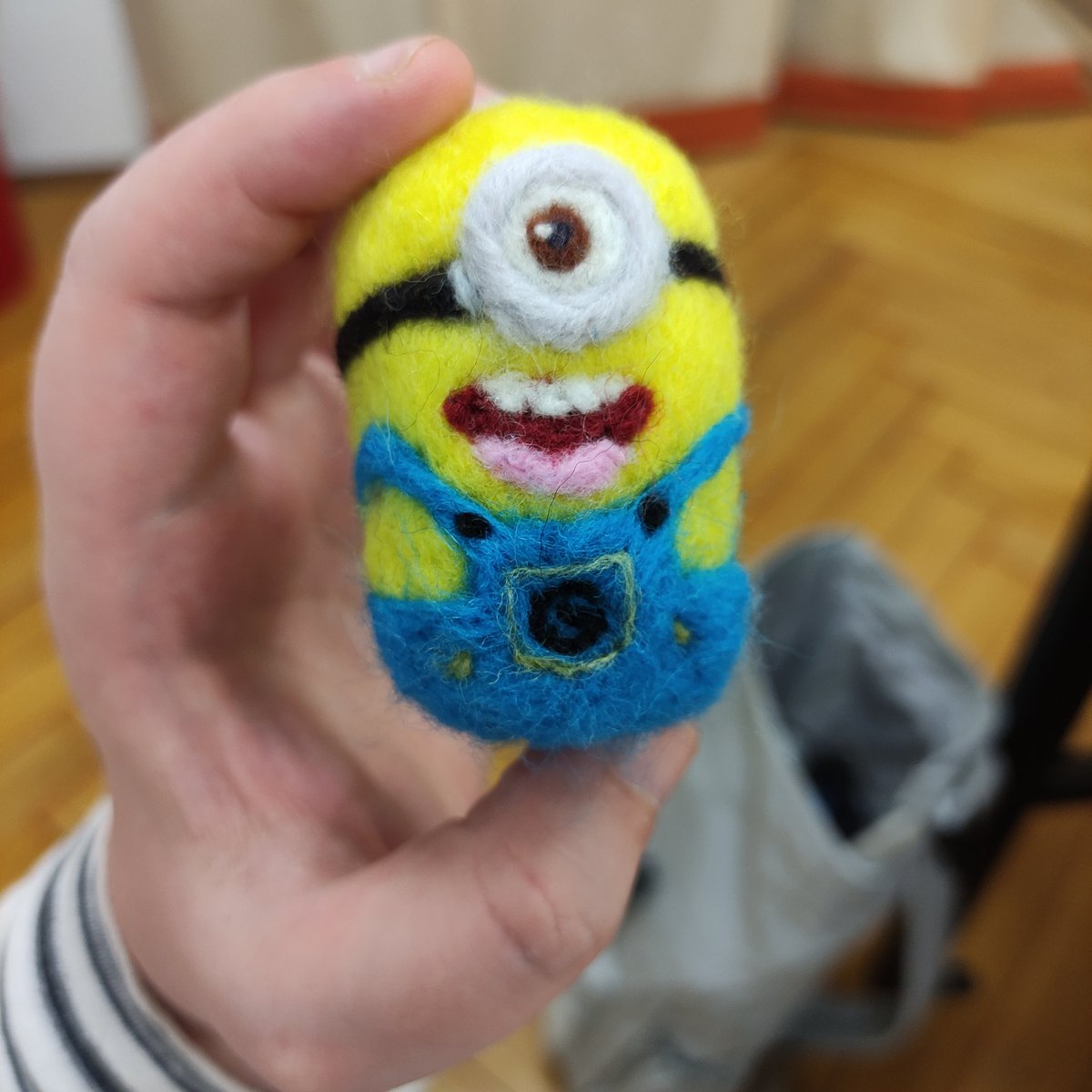 booksandphobia's tweet photo. Ein kleines Update zu meinem gefilzten Minion ☺️
#minion #minionstuart #filzen #kreativ https://t.co/iIg0QL2hpr