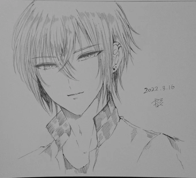 今日のアナログは知らないキャラが出来上がりました。 