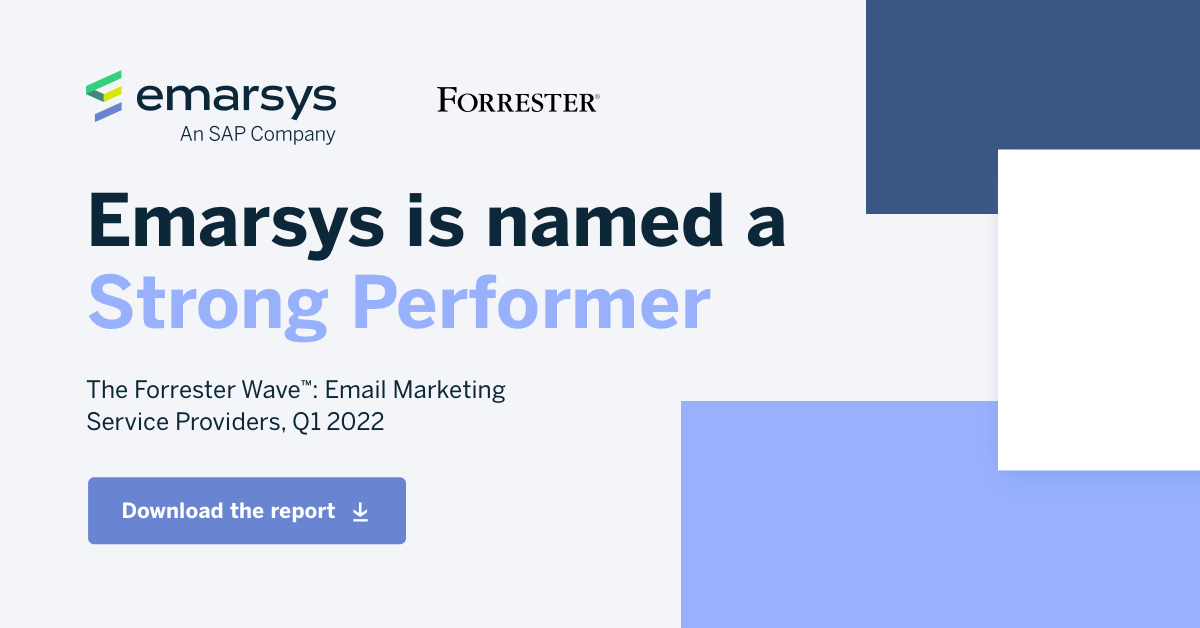 Emarsys is named a Strong Performer in its debut in this report. Discover what we’re doing to give more power to the marketer and drive business outcomes. bit.ly/3MQGDWG #martech #email #emailmarketing