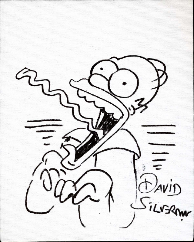 Happy birthday to animator, writer, director, and longtime creator with \The Simpsons\ David Silverman. 