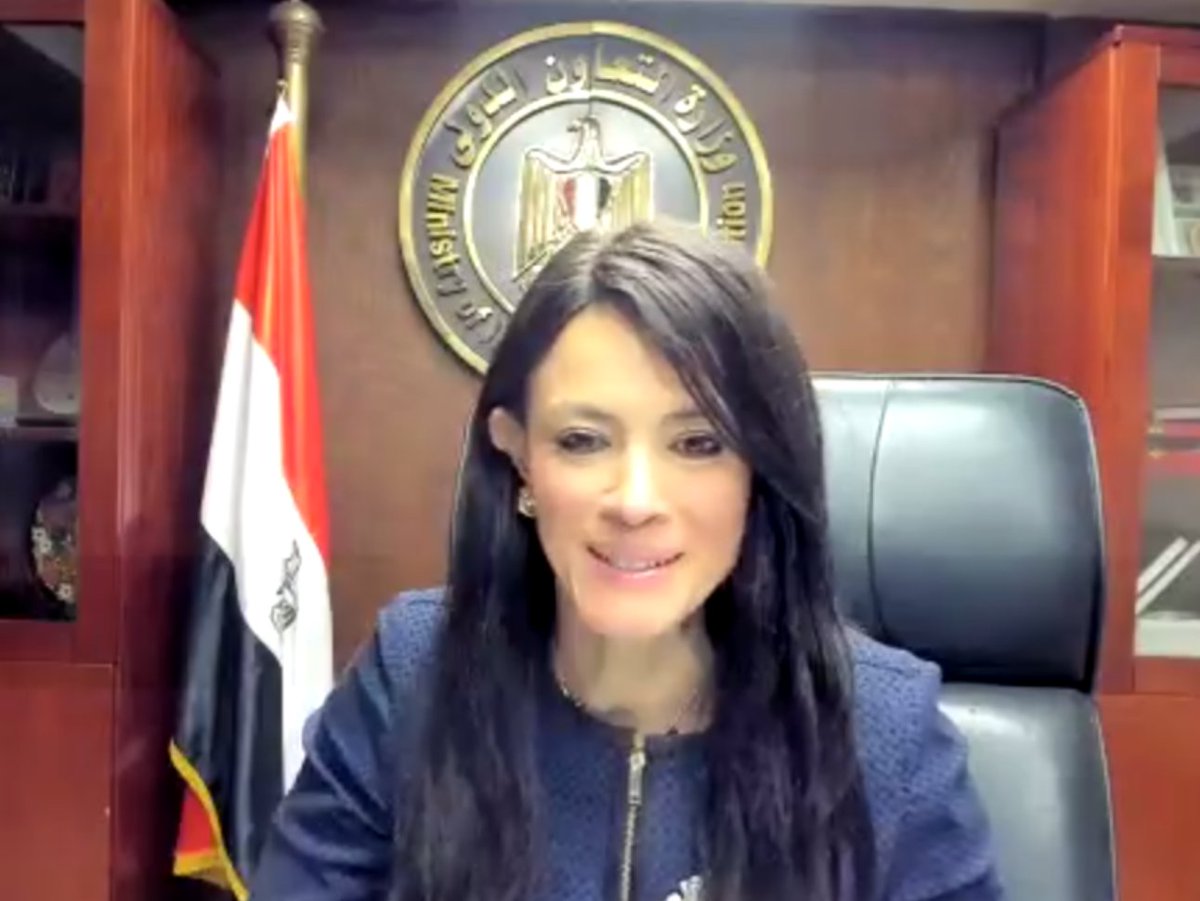 Minister <a href="/RaniaAlMashat/">Rania A. Al Mashat</a> of Egypt concluding with a call to arms ahead of #COP27 in Sharm El-Sheikh to maintain a focus on gender within climate action

#JustTransition #GreenEconomy #WomensEconomicEmpowerment