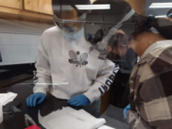NHREC_GSST's tweet photo. Biology students are learning about viruses and other non-cellular pathogens, while they learn more about how viruses are detected in the laboratory. #GSST #BodlyGoing #WeAreNewHorizons #STEMeducation @NHREC_VA https://t.co/kNmdKyAWDh