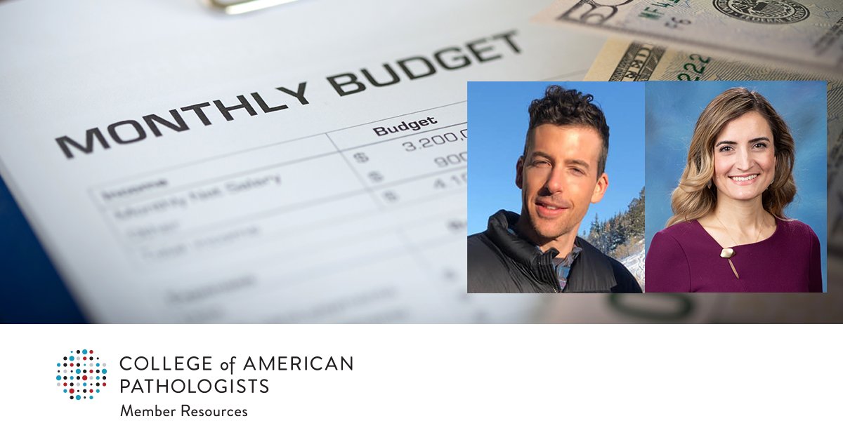 Pathologists's tweet photo. 🎧 New CAPcast--How to Plan For Your Future: Personal Finance for New Pathologists. Listen to this discussion featuring @JLRudzinskiMD &amp; Alan Brown, MD, FCAP: https://t.co/qUYE3GpqZF. https://t.co/XlFqmGkBlA