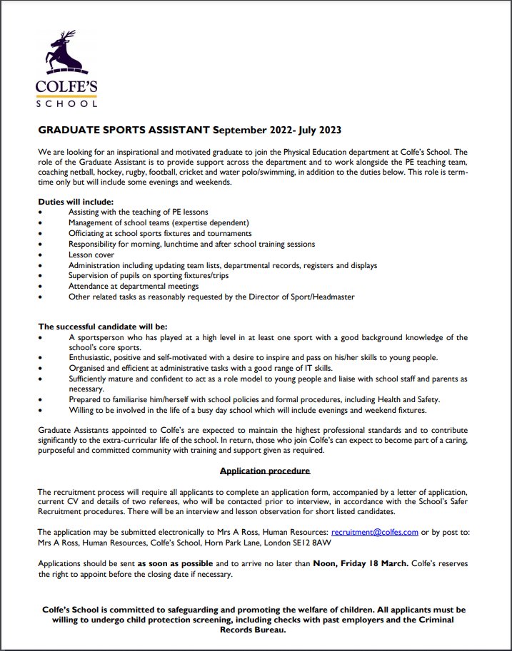 Colfe's School Sport tweet media