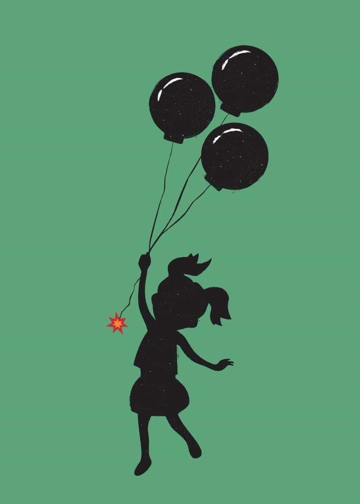 Middle east massacres.
They has no blue eyes and golden hair but they're also children.

Instagram 👉 @elnurbabayev_com
.
#ukraine #ukrainewar  #russia  #kids #children #bombs #Yemen #Syria  #politicalposter  #political #elnurbabayev