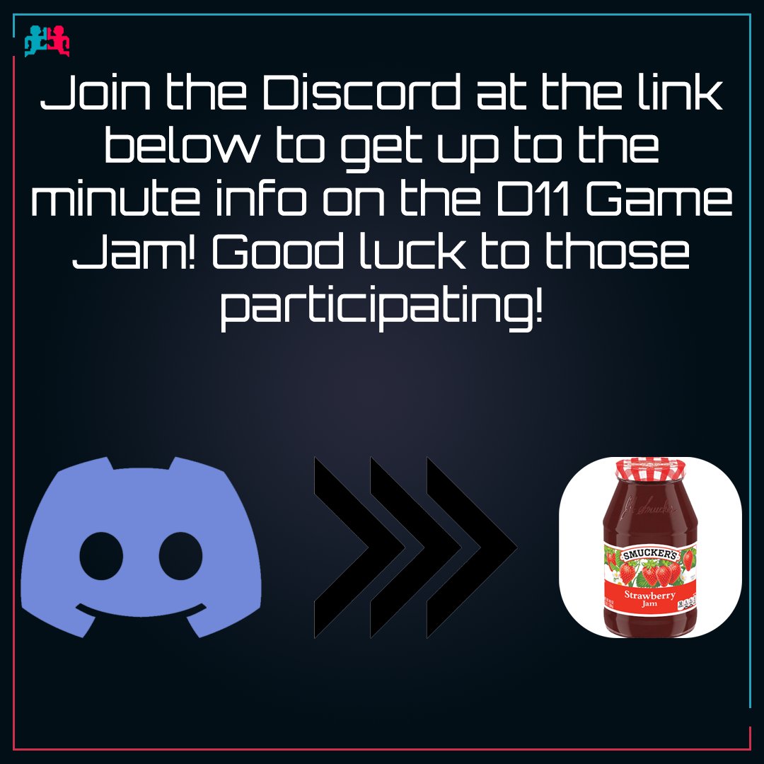 Player2theapp's tweet photo. Dynasty 11 Studios are hosting our very first game jam! Put together a team or tackle the jam solo and do your best to create something special. Theme reveal later!

Join the Jam through this link => https://t.co/Z970UFq73V

Make sure to join our Discord: https://t.co/mayo91APXY https://t.co/dx6gDGErAk
