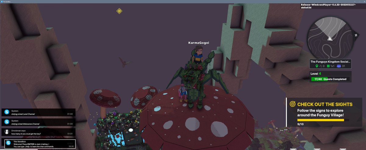 JasonBonnBonn's tweet photo. @TheSandboxGame I just participated in the daily #SandboxAlphaS2Contest for a chance to earn up to 1,000 $SAND! Starting March 15 - Selfie with the mushroom dragon. Check out my screenshot below! 👇 #SandboxAlphaS2 https://t.co/AGm34kSseD