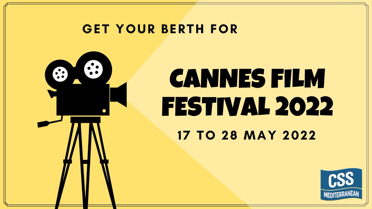 Get your #berthbooking in port of #Cannes for the Film Festival 2022.
Application opened yesterday until the end of march. Contact cannes@catalanoshipping.com for more information.