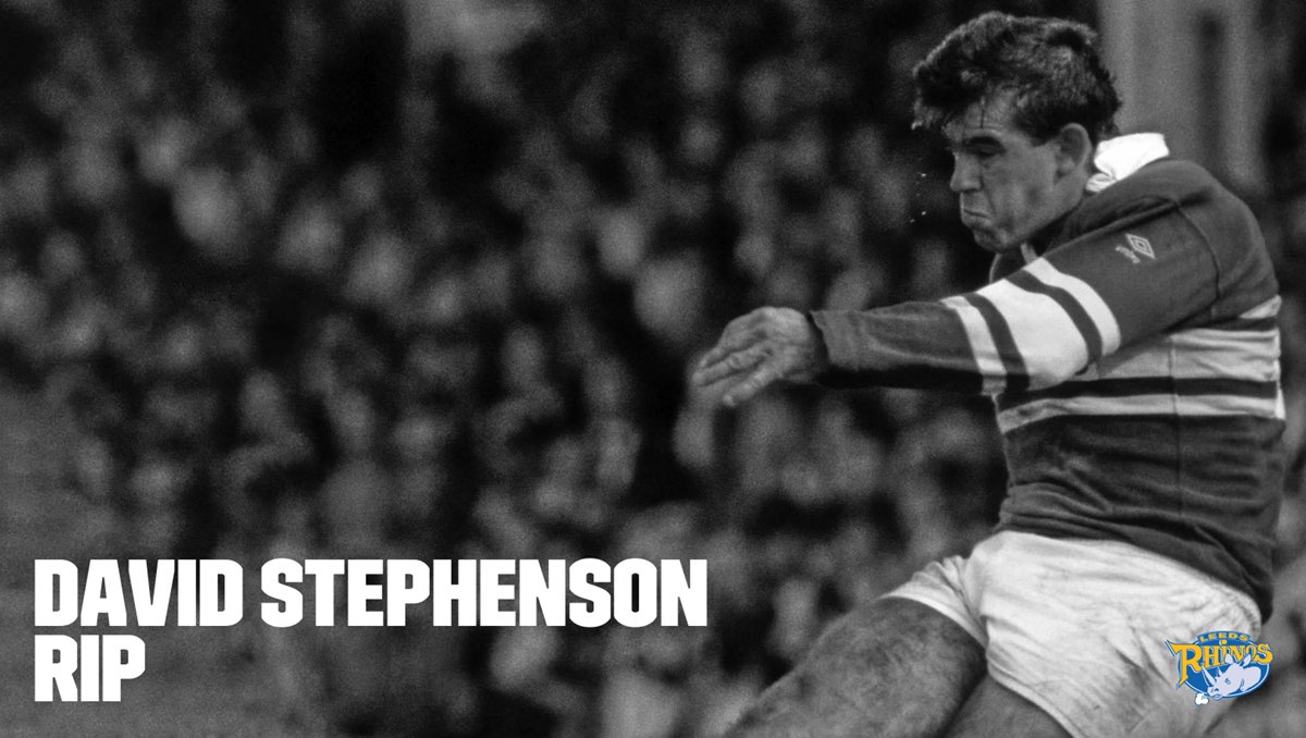 leedsrhinos's tweet photo. It was with much sadness that the club learned today of the passing of former player David Stephenson, aged 63. 
On behalf of all at the club, we would like to extend our deepest sympathies to David's family and friends at this sad time
➡ Obituary https://t.co/wRnxSD5Mzx https://t.co/CSO8mjciDd