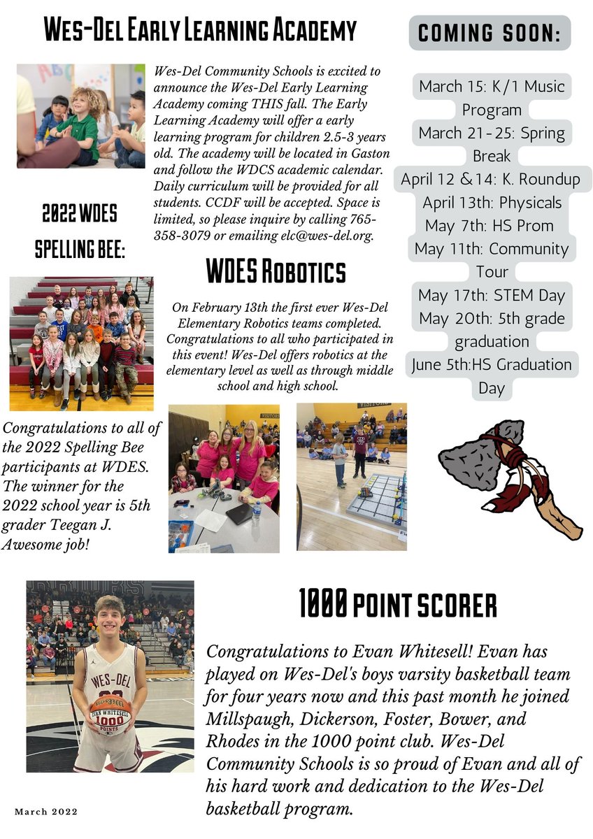 Wes-Del Community Schools tweet media