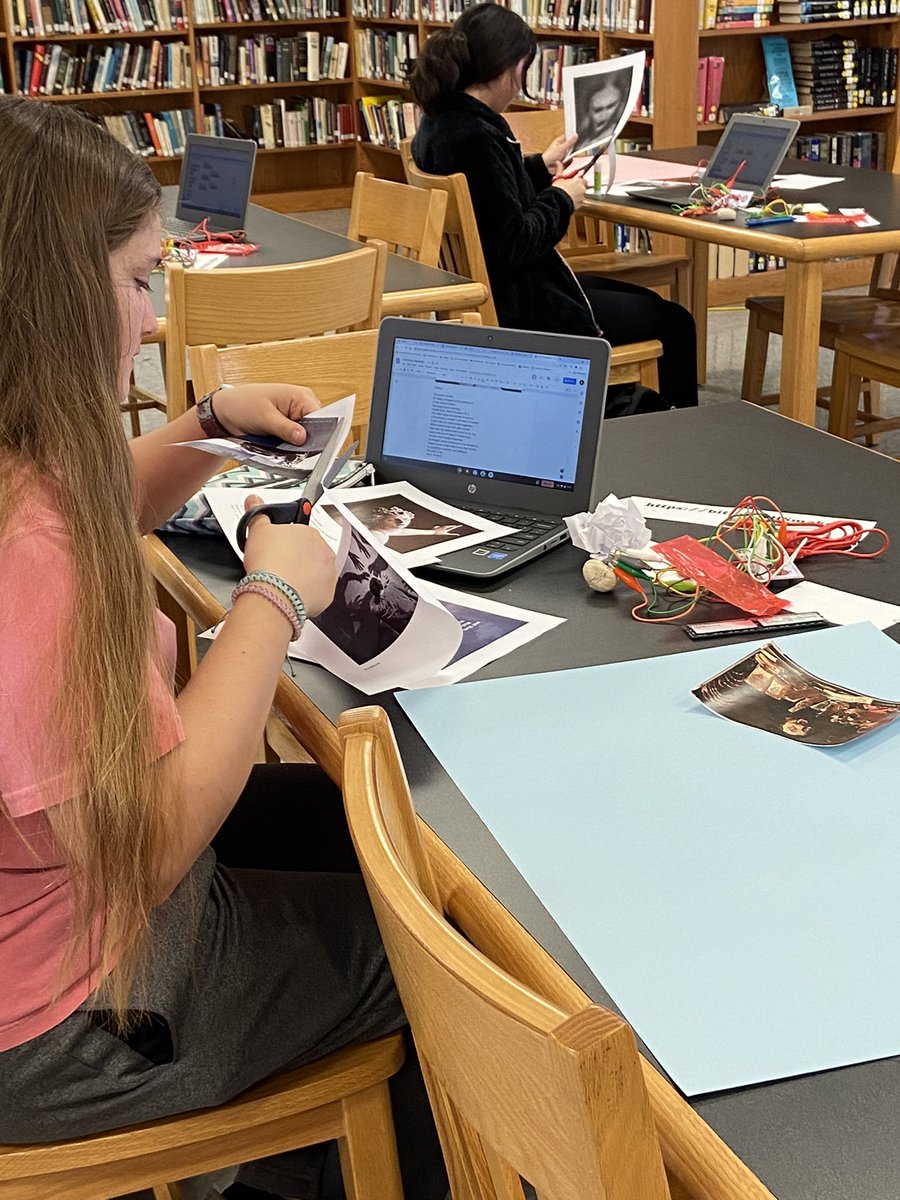 CGibbsITL's tweet photo. Ms. Burn’s English IV students are completing a creative project related to the themes in the Tragedy of Macbeth using @scratch and @makeymakey. @amy21bennett @aalilley https://t.co/1u4aoeDupB