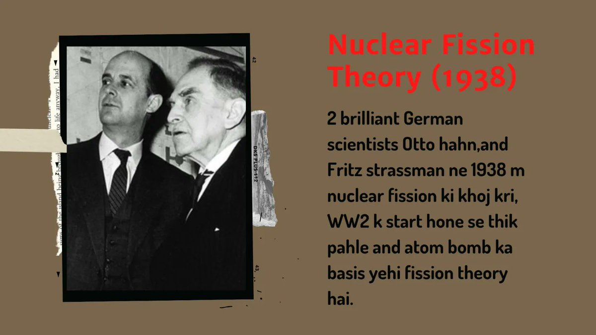 TheBizarreTruth's tweet photo. The Story of #manhattanproject (Part-1)

Duniya ka phela Nuclear bomb kaise bna? How did it all happen? 

We are covering the untold story of the #atomic bomb built by the US under the Manhattan project. 

#NuclearWar #WW2 #nuclearfission #Manhattan #project #Einstein #Bomb Nuke https://t.co/zrXmNgJkSy