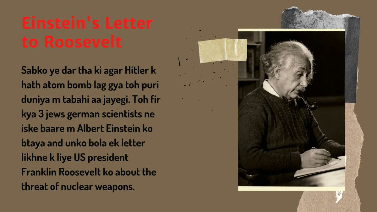 TheBizarreTruth's tweet photo. The Story of #manhattanproject (Part-1)

Duniya ka phela Nuclear bomb kaise bna? How did it all happen? 

We are covering the untold story of the #atomic bomb built by the US under the Manhattan project. 

#NuclearWar #WW2 #nuclearfission #Manhattan #project #Einstein #Bomb Nuke https://t.co/zrXmNgJkSy