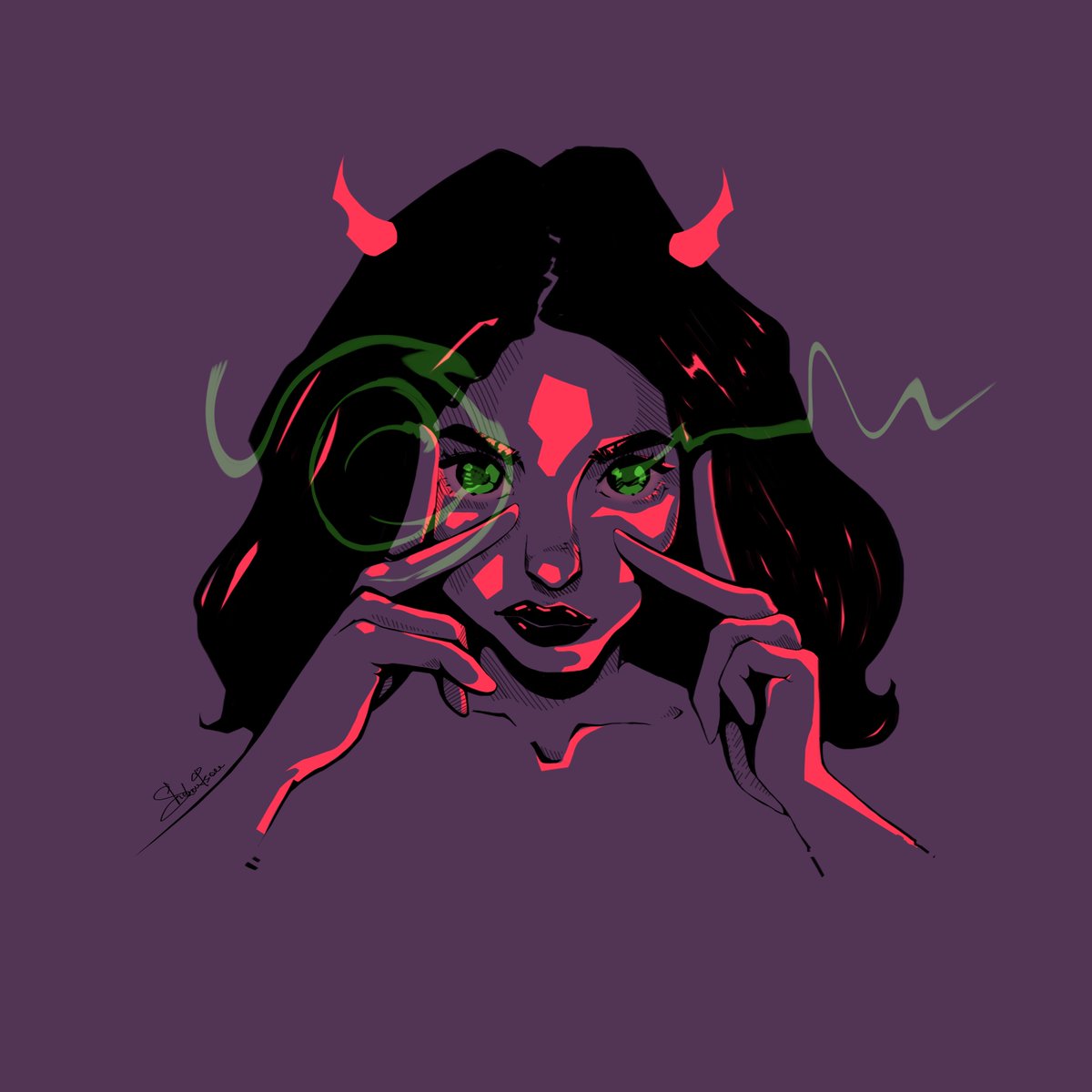 Hangyoku_art's tweet photo. Just made a bunch of art, as example for portraits
#portrait #portraitchallengemx #lineart https://t.co/PNDq3gxtSC