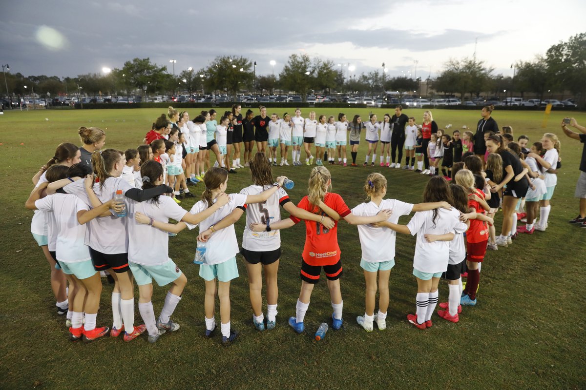 There's nothing like girl power! We had a blast partnering with FC Highland and 90/10 Performance on their 'Here Come Our Girls' soccer camp which included drills and appearances by professional soccer players on International Women's Day. ⚽ #IWD2022 #Orlando