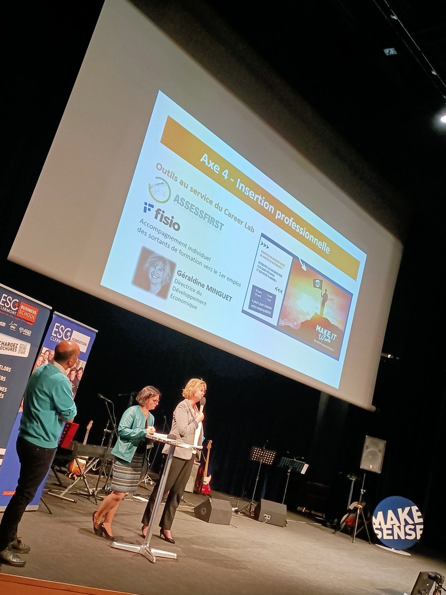 #InsertionPro : <a href="/GMINGUET/">Géraldine Minguet</a>, Directrice du Développement Économique, présente les différents outils et dispositifs proposés aux étudiants avec l'aide de la <a href="/Fondation_ESCC/">FondationESCClermont</a> !