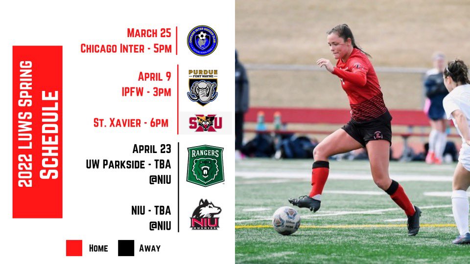 LewisWSoccer's tweet photo. 2022 Spring Schedule is out! Can’t wait to get started😈 

Come out and support lewis women’s soccer this spring! https://t.co/UztIAdR8LB