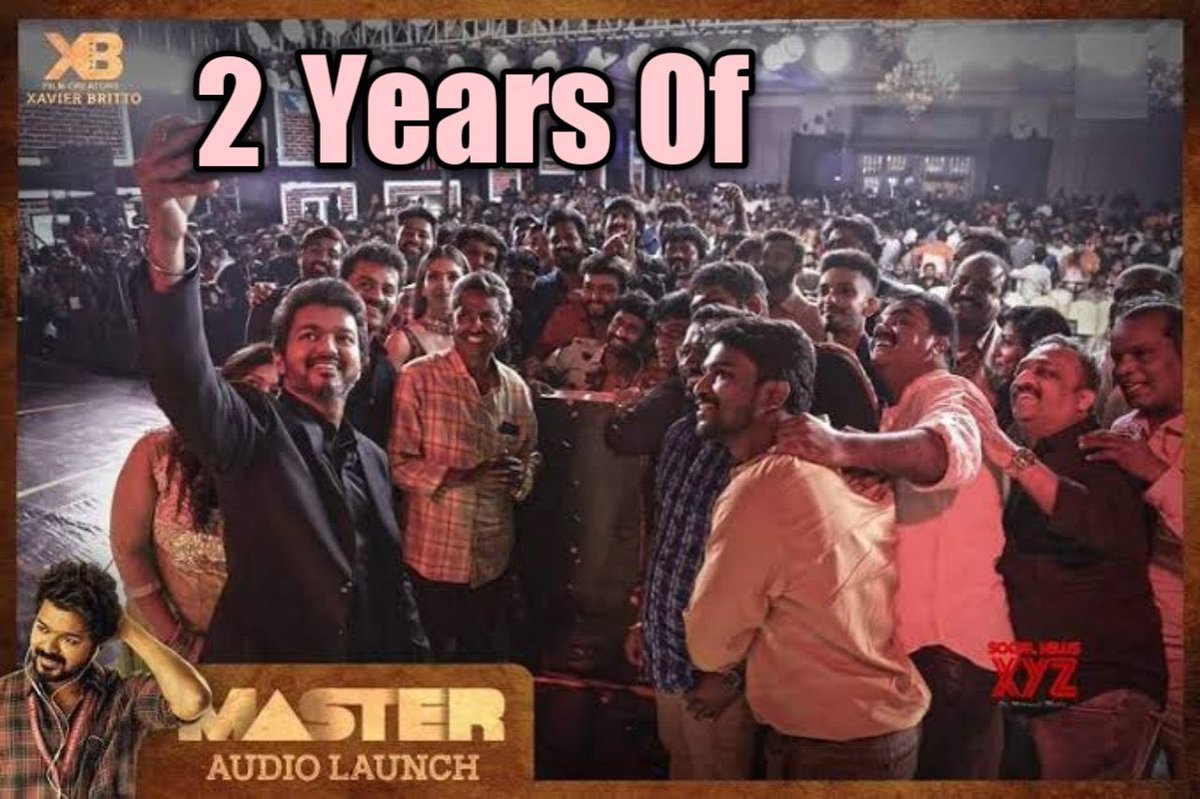 Akilan_offical's tweet photo. #2YearsOfMasterAudioLaunch Miss you Thalapathy
#Master #Beast #Thalapathy66
#Thalapathy67 https://t.co/KCsSfZHapX