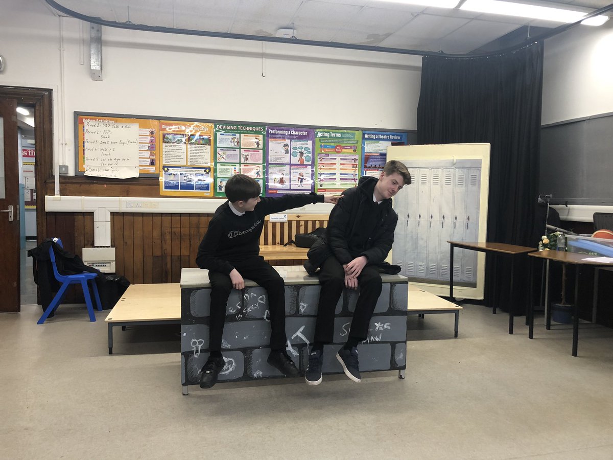 dept_art's tweet image. 🎨🎭Mrs H was thrilled to sit in on a rehearsal for one of the forthcoming S4 performances with Mrs C after school today🎭🎨#skillsdevelopment #performanceprep 
@BellshillPA