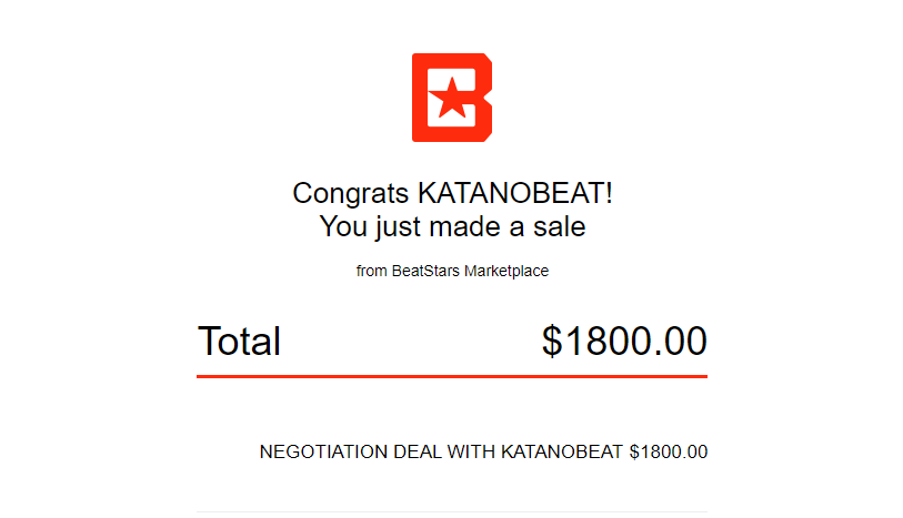 _katanobeat's tweet photo. Hey @BeatStars 🔥
We broke our own record for selling an exclusive single bit! Thank you family!🌍 With you I feel stronger in my creativity! ❤️ https://t.co/xlxz6iNihM