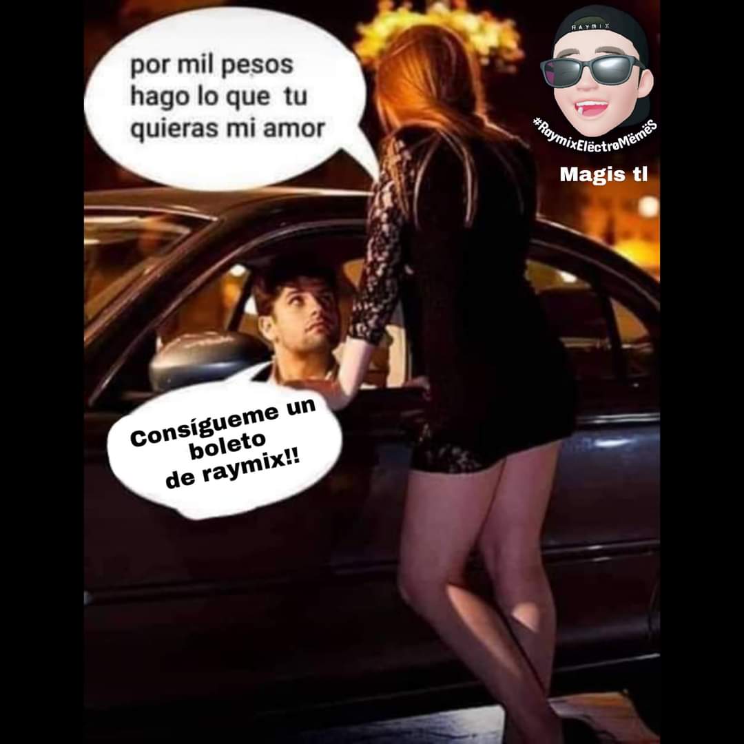 ElectrMemes's tweet photo. 😅 Quien irá al concierto de raymix? 🥰
#raymixelectromemes #raymix
#AdmMagis
@raymixmusic https://t.co/MsWKYwtha9