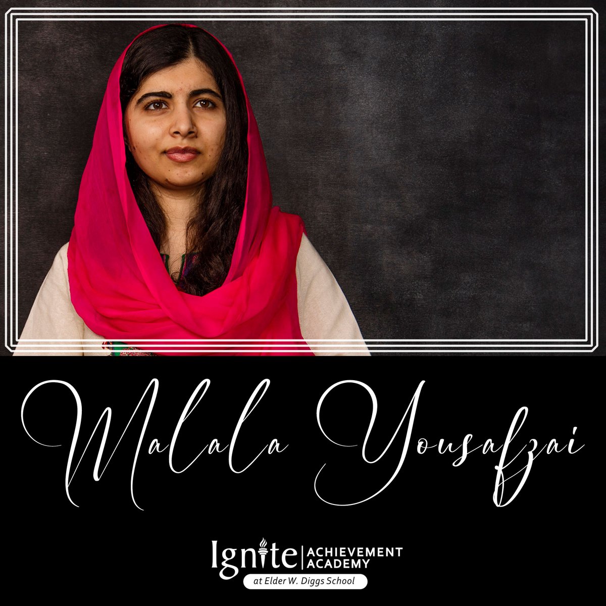Celebrating Women's History Month by recognizing Malala Yousafzai. Malala is a Pakistani activist for female education and a Nobel Peace Prize laureate. She is also the world's youngest Nobel Prize laureate, and second Pakistani to ever receive a Nobel Prize. #WomensHistoryMonth