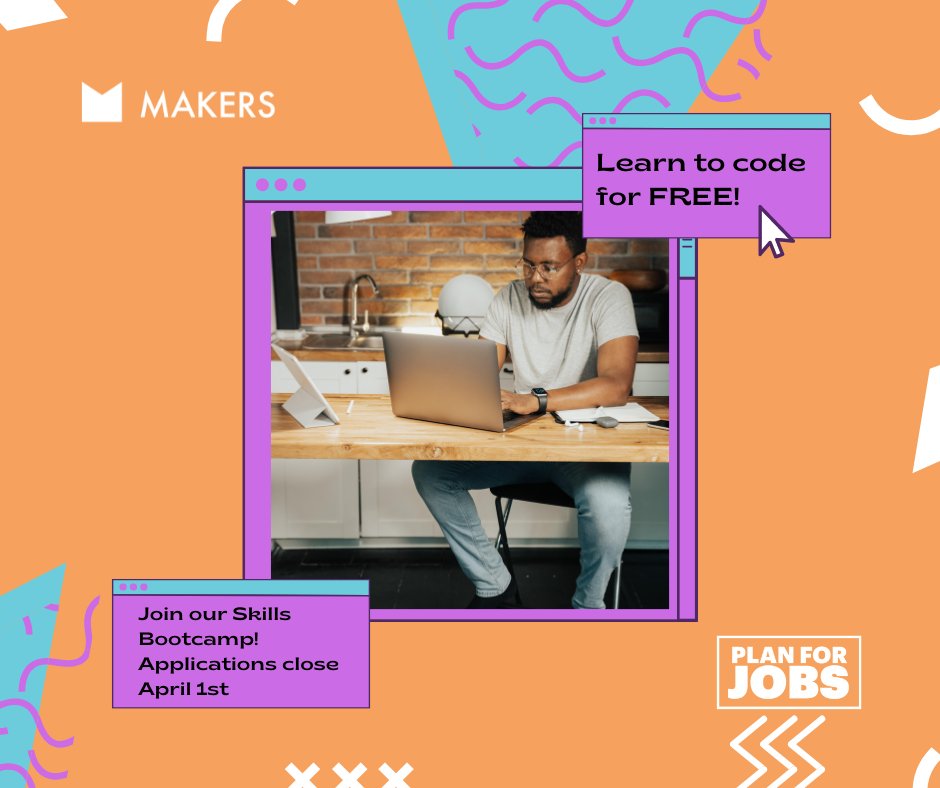 makersacademy's tweet image. Don’t let financial barriers stop you from starting a career in tech 💸  Our tech Skills Bootcamp is totally FREE and you’ll get top technical training and job support. Apply today! fal.cn/3mXD6