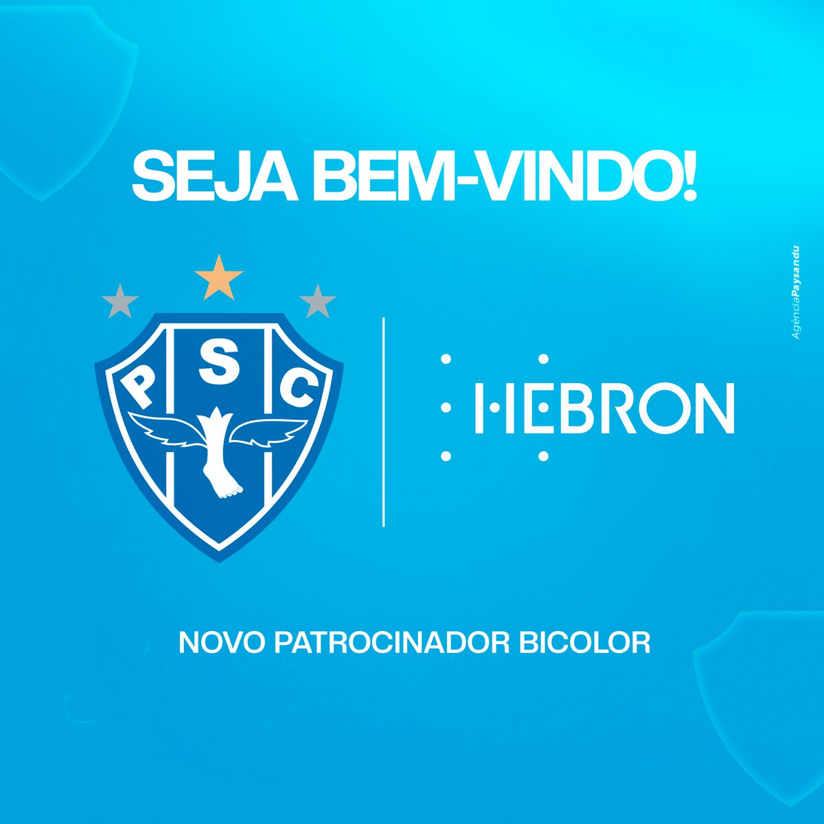 Indústria Farmacêutica Hebron é a nova patrocinadora do Paysandu ➡️ bit.ly/3teiP7s

#OMaiorCampeãodaAmazônia #Hebron