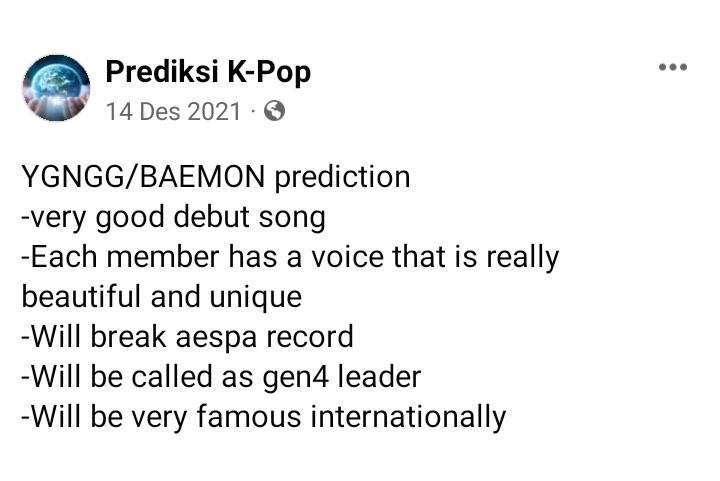 Baemon_ID's tweet photo. Waduh bakal sethe best ini kah YANGG?

#YGNGG #BaeMon #babymonster #YGFAMILY #YGEntertainment #Newgirlgroup #Debut https://t.co/ryXPxVflcu