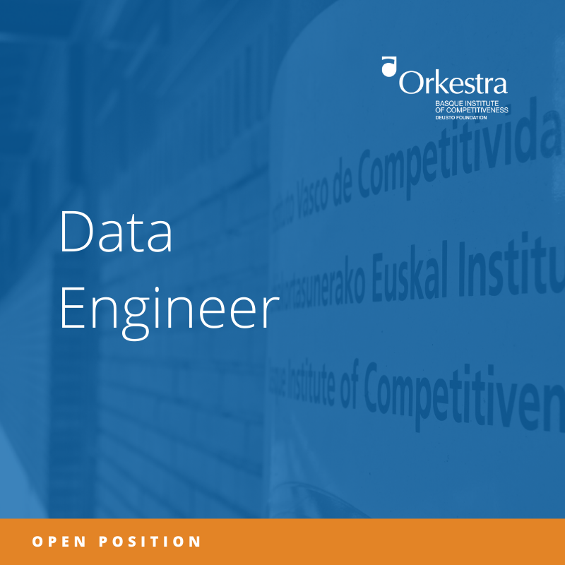 orkestra's tweet photo. #OpenPositions | We want to reinforce our research lines on territorial competitiveness with several profiles. Are you a pre-doc or post-doc researcher? Would you like to participate in #research projects as a data engineer? Join our team! 

Find out more ⬇️  and share 🔁