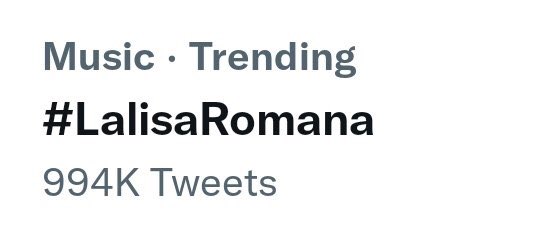 LiliesHome_'s tweet photo. 994K

LISA IN ETERNAL CITY
#LalisaRomana
#MONEYHalfBillionYTViews https://t.co/Q9LdEQIIm9