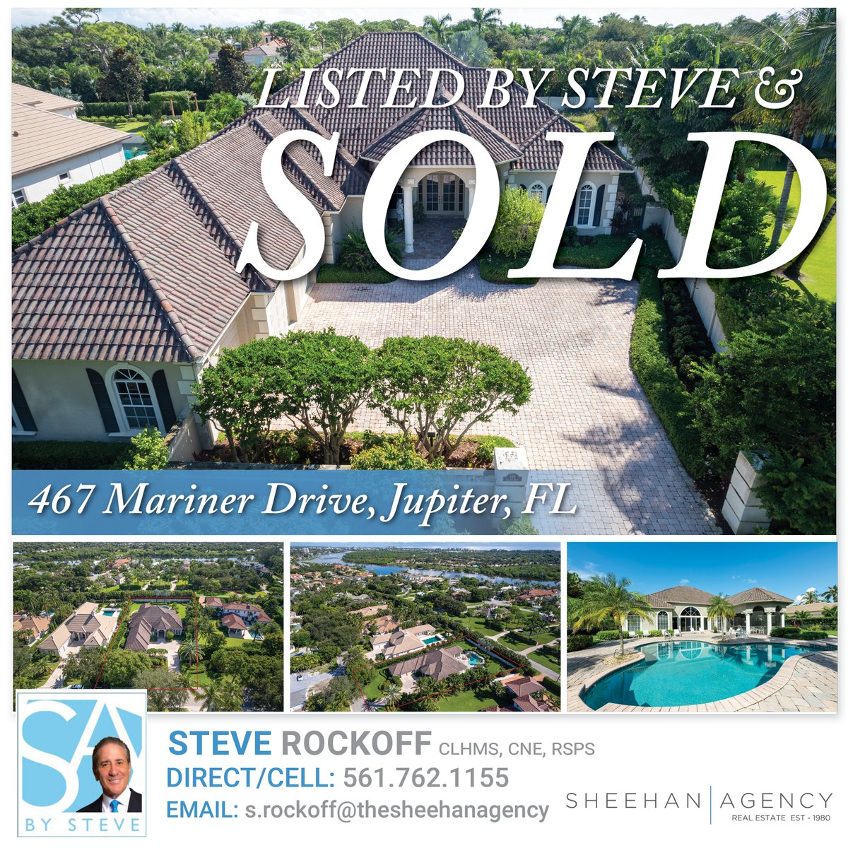 LISTED BY STEVE AND SOLD!🎉
ADMIRALS COVE! 
📍467 Mariner Drive, Jupiter, FL
 
Steve Rockoff  
s.rockoff@thesheehanagency.com
561.762.1155

#sold #closed 
#investment #thesheehanagency
#RepresentedtheSeller 
 #jupiterflorida #jupiterrealestate 
#admiralscove #admiralscovejupiter