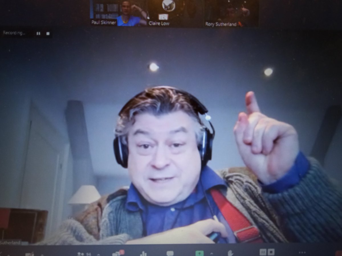 'In marketing there are unmet needs and there are also what I call met un-needs.' - <a href="/rorysutherland/">Rory Sutherland</a> is brilliant as always in our xChange this evening!