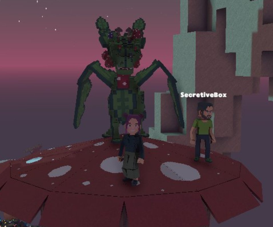 RobertsHCote1's tweet photo. @TheSandboxGame I just participated in the daily #SandboxAlphaS2Contest for a chance to earn up to 1,000 $SAND! Starting March 15 - Selfie with the mushroom dragon. Check out my screenshot below! 👇 #SandboxAlphaS2 https://t.co/eZAPtzEdqm