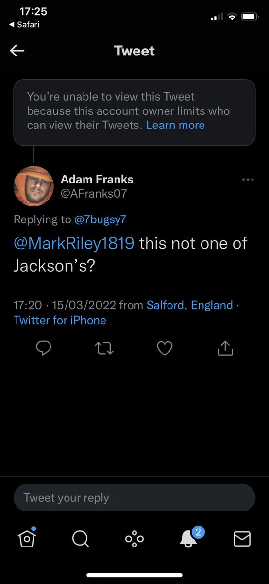 MarkRiley1819's tweet photo. @AFranks07 @7bugsy7 Can not see it mate https://t.co/wnb9nhVegM
