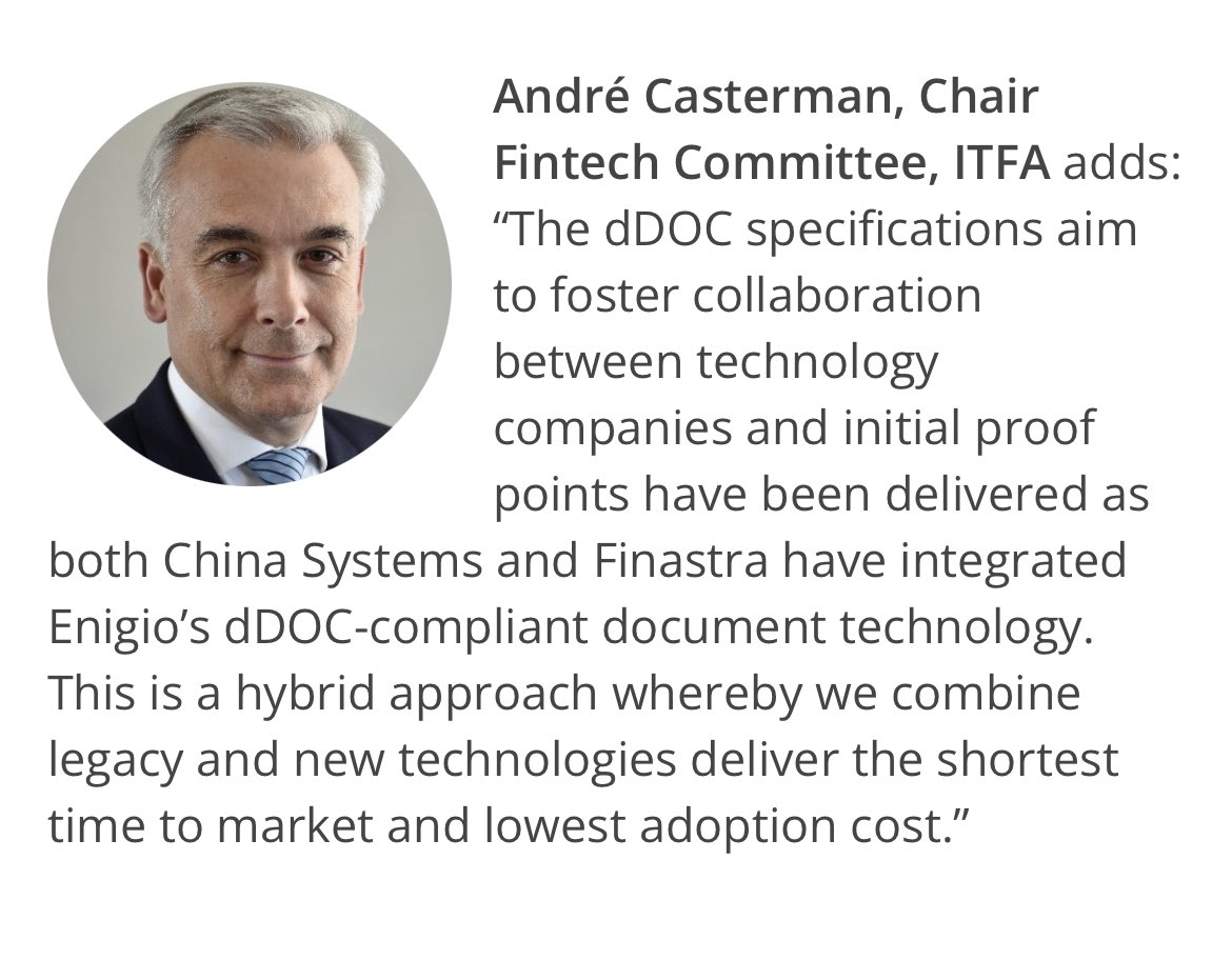 darrinlewisjr's tweet photo. $XDC André Casterman, Chair Fintech Committee, ITFA

@chinasystemsofc @FinastraFS @EnigioTime #XinFin #XDC https://t.co/reYSFkzj2C