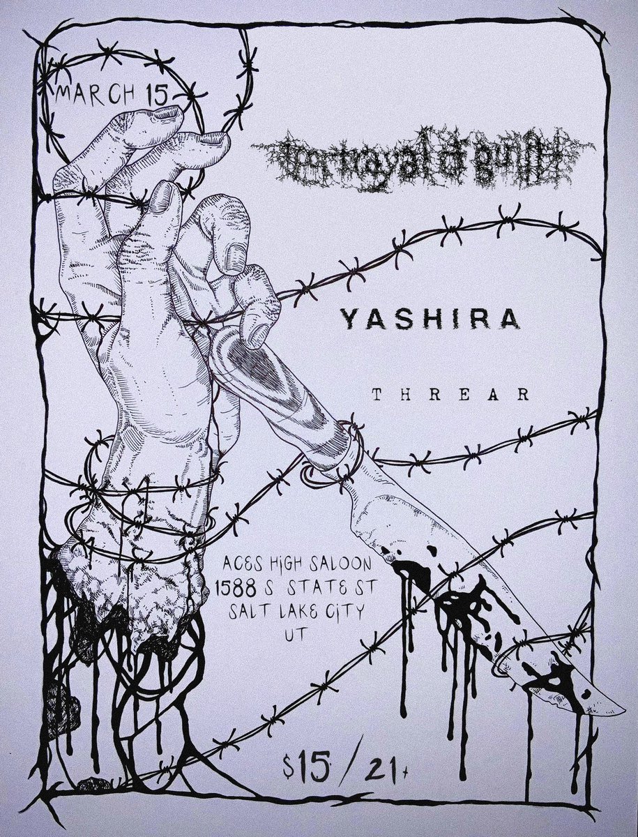 SALT LAKE CITY TONIGHT
w/ <a href="/YashiraBand/">Yashira</a> &amp; Threar