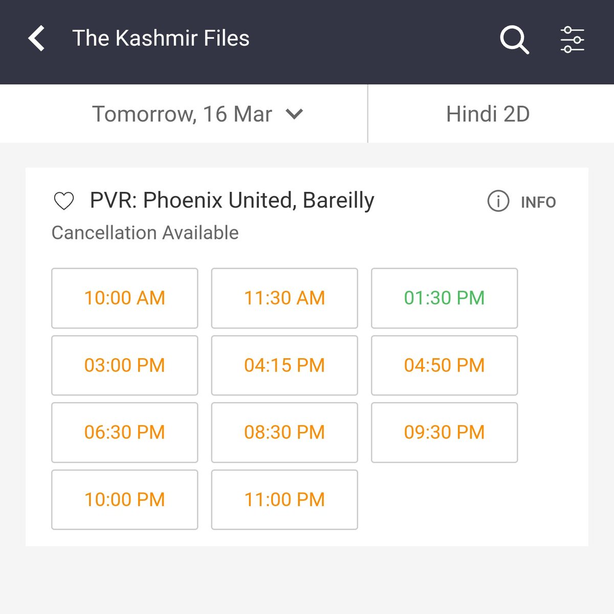 Swagtikaa's tweet photo. We watched #TheKashmirFiles on 11th March itself with just 3 shows at PVR Bareilly. Seeing this today feels like a personal victory for some reason.
The truth always finds a way.. https://t.co/PZNvil5u6C