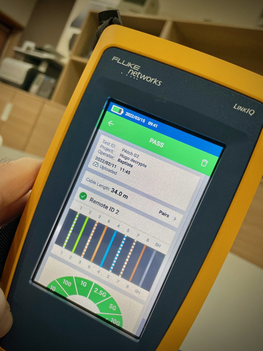 DIDTECHNOLOGY's tweet image. Un problème de câble RJ45 dans votre entreprise ?
DID TECHNOLOGY est heureux de vous annoncer le lancement d’une nouvelle prestation d’audit et d’expertise réseau. Cliquez sur le lien pour plus d&apos;info
#RJ45 #reseau #flukenetwork #audit #IT #cat6A #10gb 

 ow.ly/caoo50Ik224