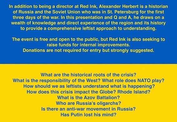 Yours truly will be giving a talk <a href="/RedInkPVD/">Red Ink Community Library</a> this Friday.