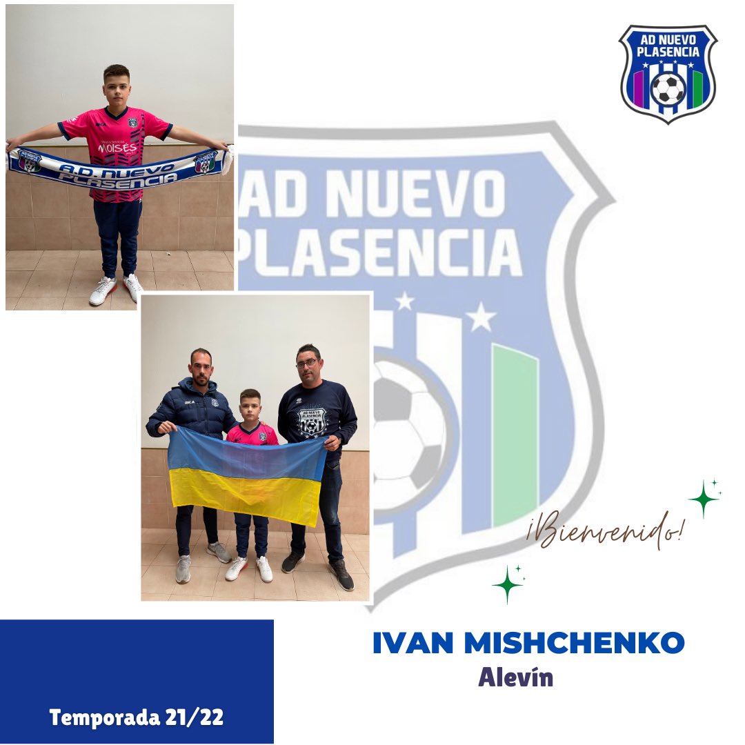 NuevoPlasencia's tweet photo. Bienvenidos a esta pequeña gran familia 💙🤍

La historia de Ivan Mishchenko 💙💛 https://t.co/RygJClwnsP
