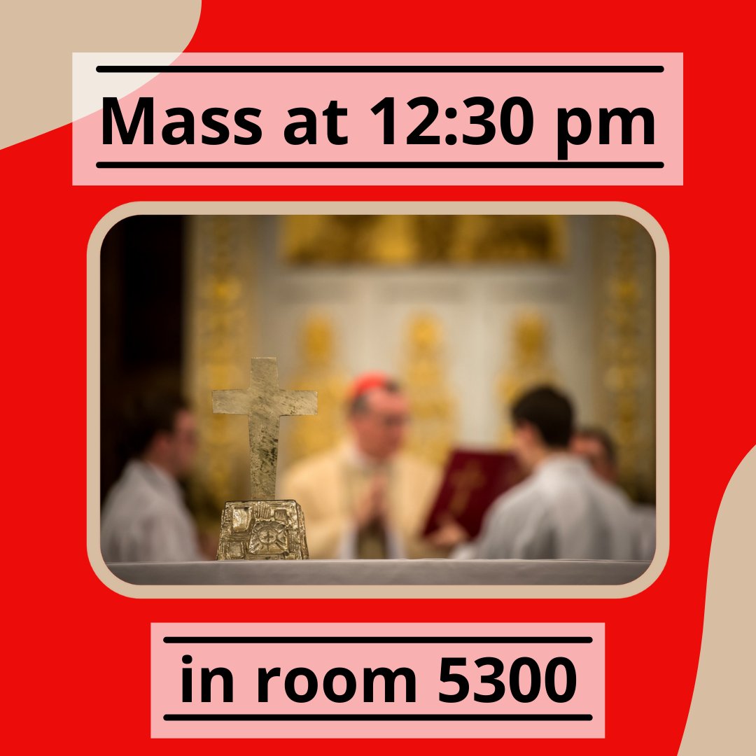UoECatholic's tweet photo. Join us this Sunday for Mass with Bishop Alan at 12:30 pm in Room 5300 followed by a BBQ by the lake! Bring your friends! https://t.co/cTlUnimI6P