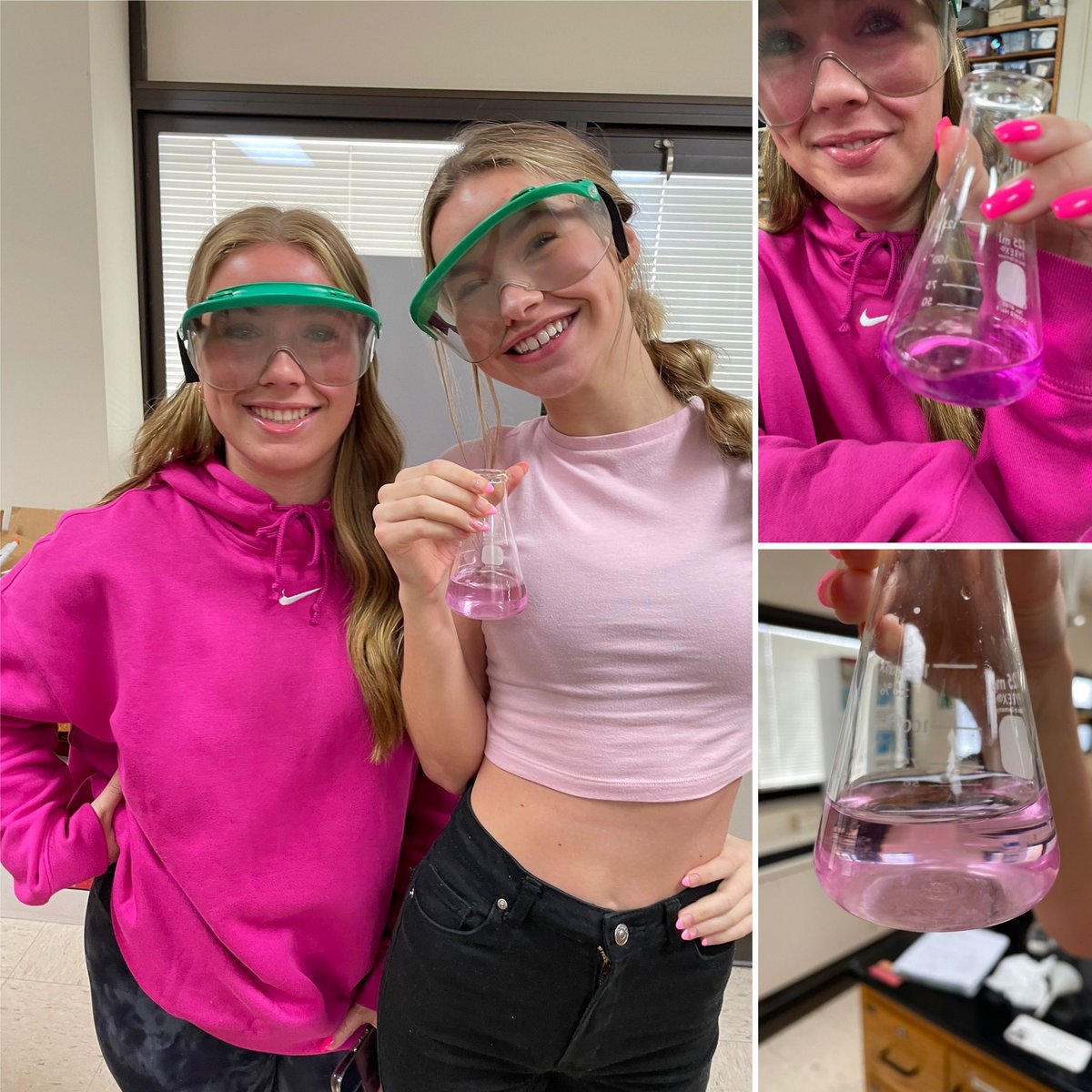 mszybn1's tweet photo. Acid/base TITRATIONS using phenolphthalein—did the students coordinate their clothes to show the proper and improper shades?!?!
#titrations #mapsready #chemistry https://t.co/auOkCAn58r