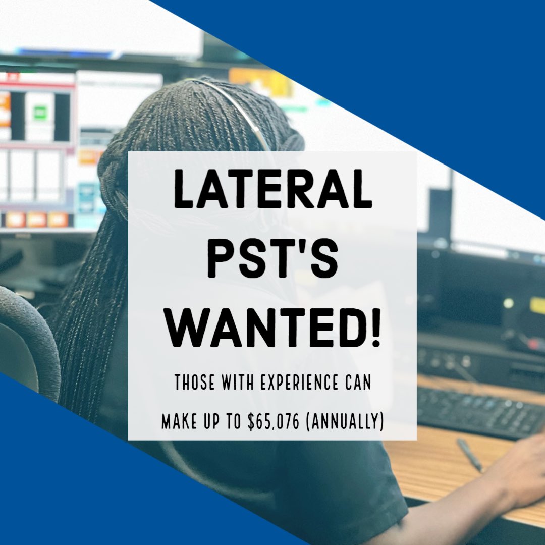 RPD_Recruiting's tweet photo. Did you know the Richardson Police Department has a lateral entry program for dispatchers?  Those with equivalent experience can enter our pay scale with credit for their former service, making up to $65,076 annually!  Apply today!
 
#jobs #thingoldline https://t.co/F2yPnj89C0