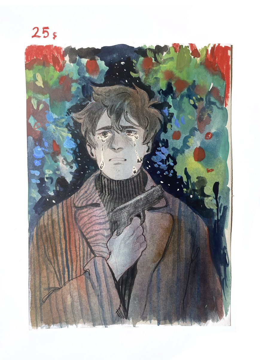 Here's more originals, including etching prints! 