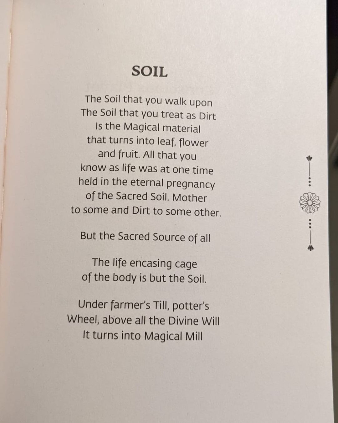 Earth Buddy on X: Poem by Sadhguru. Such beautiful lines! No more words  needed. #savesoil #consciousplanet #earthbuddy #soil #earthquake #life  #magic #poem #world #earth #SaveSoil t.covfpXbUK21M  X